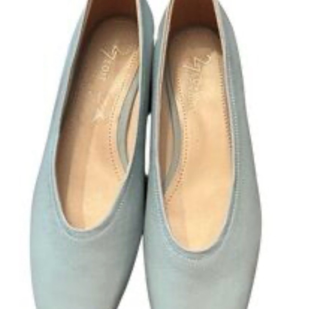 BRAND NEW. Naturalizer 27 Edit Sky Blue Flats, Women’s 11M.